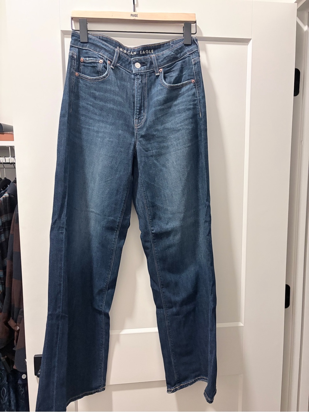 American Eagle Outfitters Women’s Dreamy Drape High-Waist Baggy Wide Leg